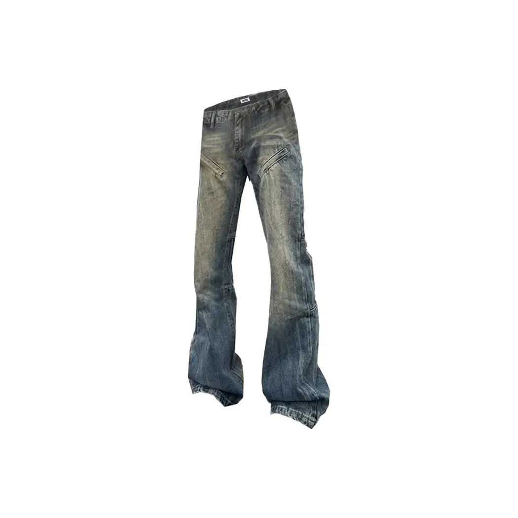 W9H2 Синий Унисекс Джинсы