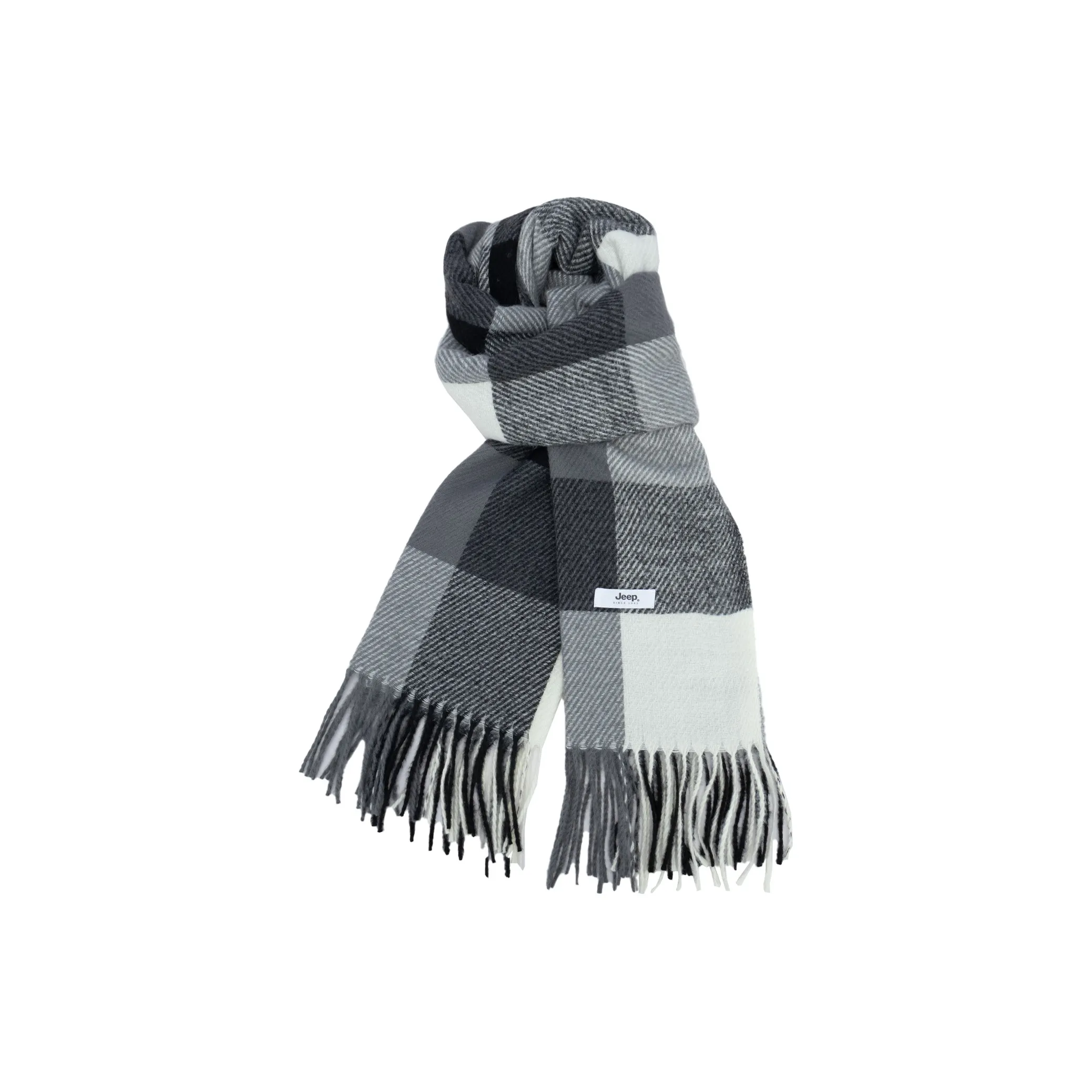 Jeep Полиэстер Трикотаж Шарфы Унисекс Красный Коричневый Серый Белый Кофейный Синий Серый Молочно-чайный Темно-синий