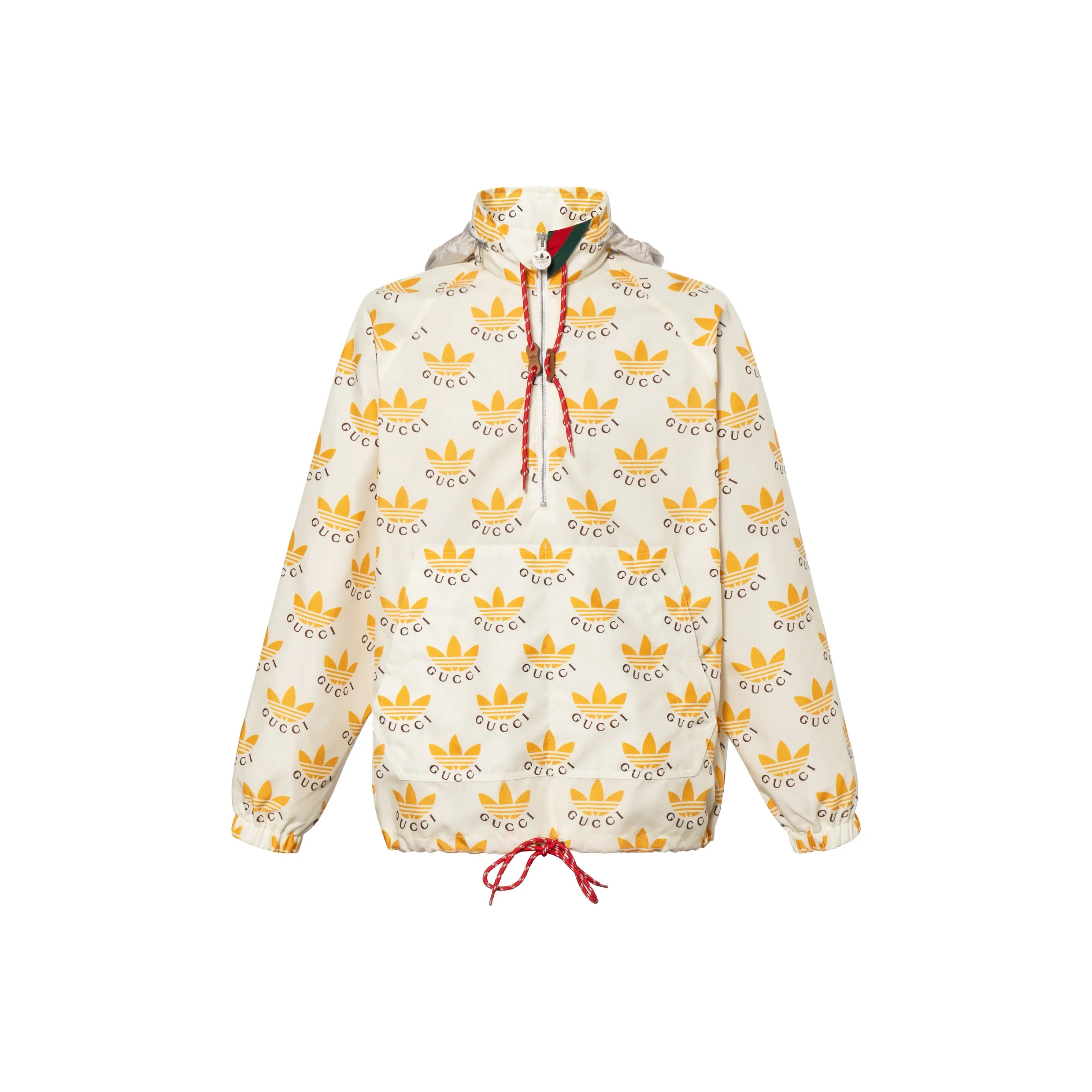 Adidas Originals X GUCCI X ADIDAS Collaboration Jackets Unisex Ivory White