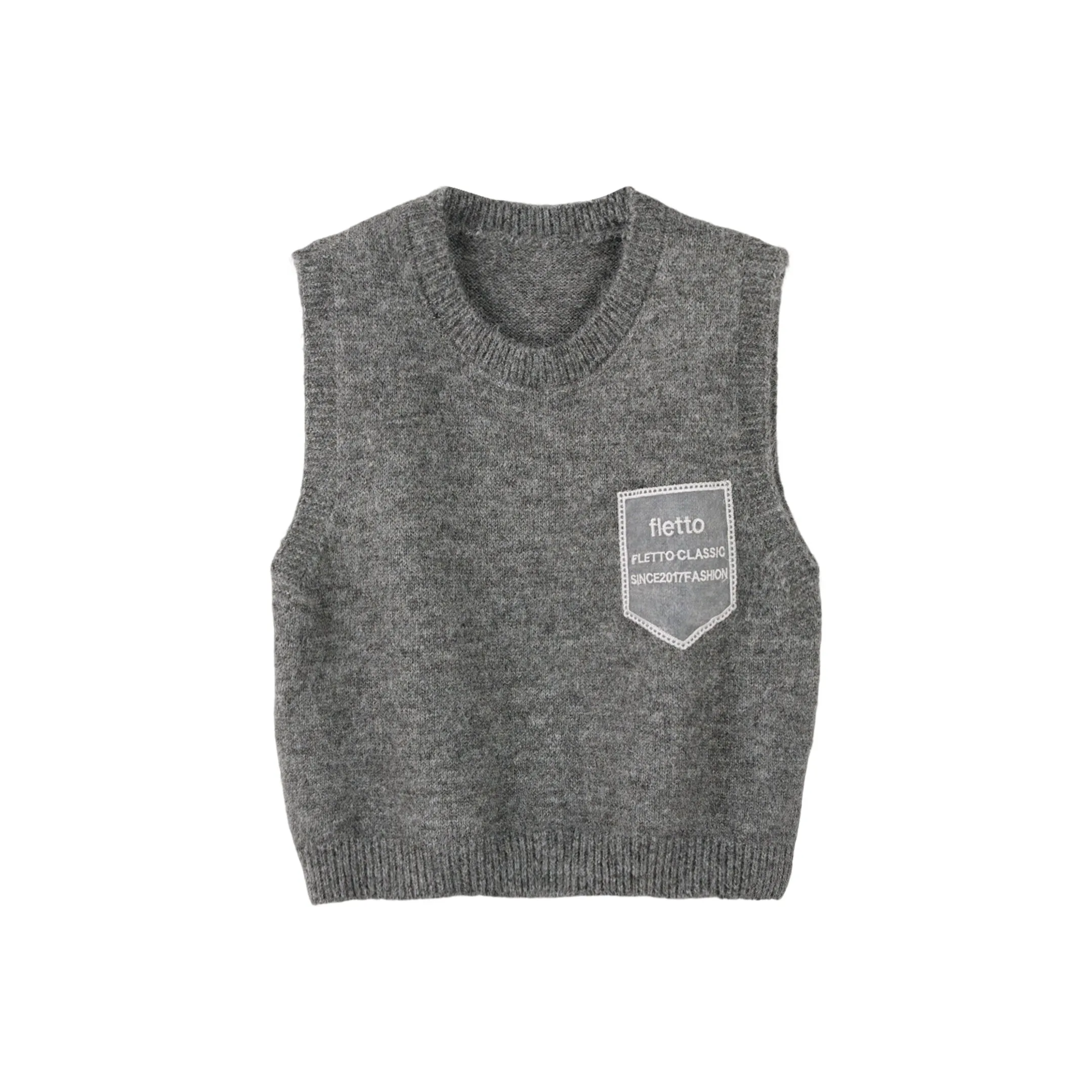 TOUCH Темно-серый Женский жилет