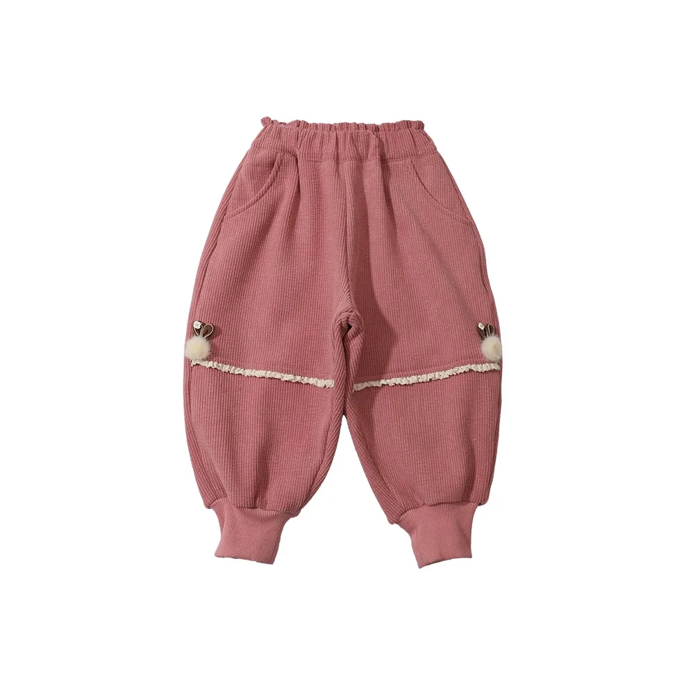 SUPEREDGE Розовые Детские Вязаные Тренировочные Штаны