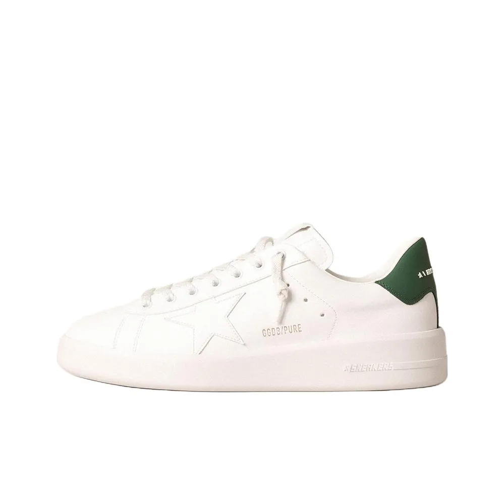 Golden Goose Purestar Skateboard Shoes Men Low Top White