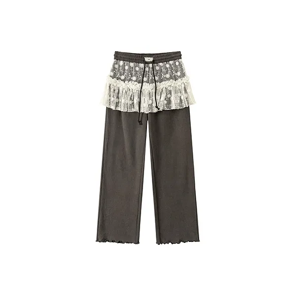 CHUU Carbon Gray Женские Повседневные Штаны