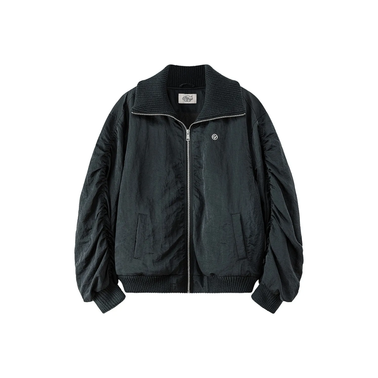 CHUU Темно-синий синий женский пуховик