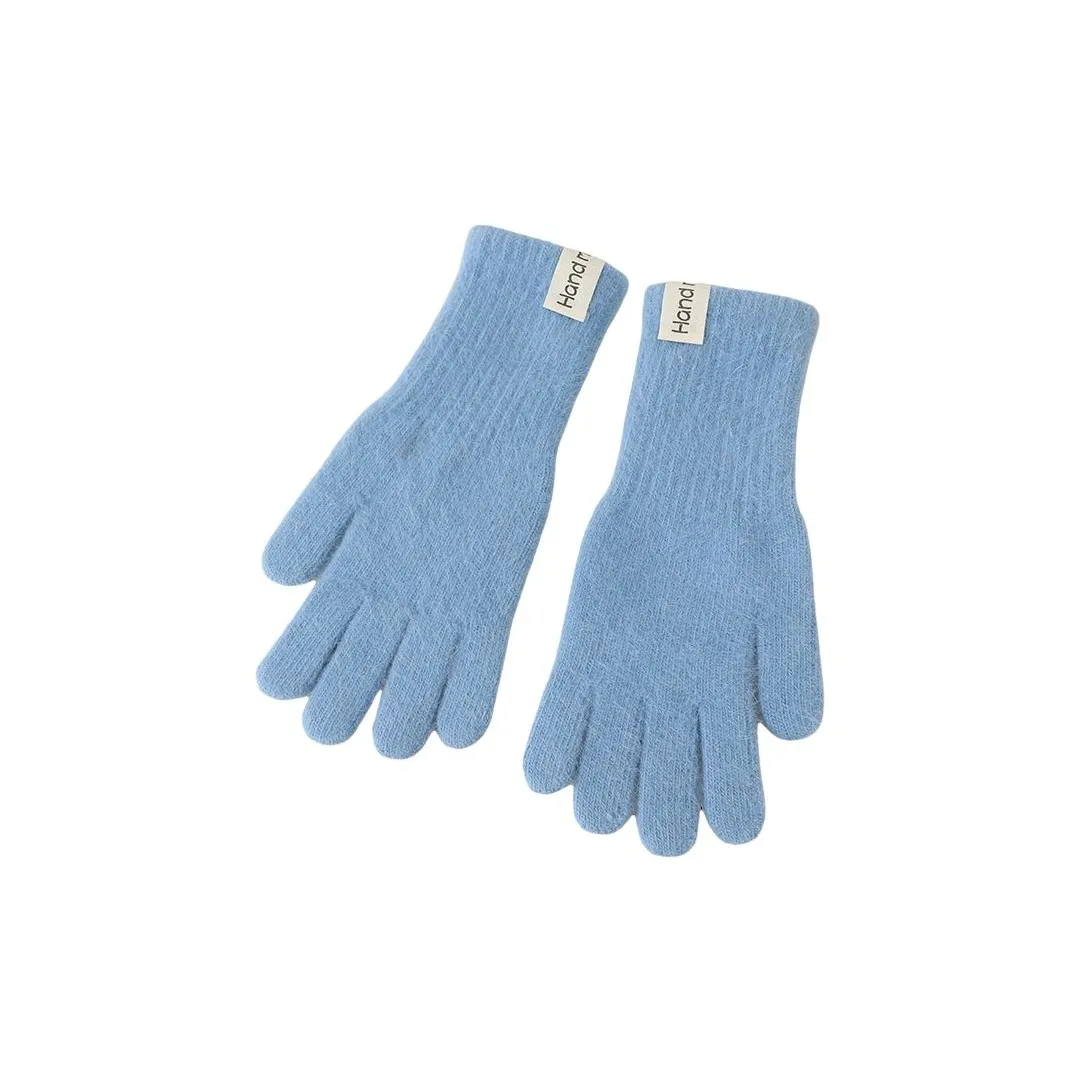 Cgediao Акриловые вязаные перчатки унисекс