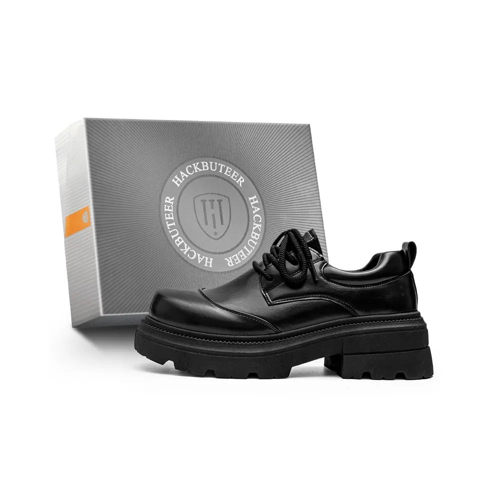 HACKBUTEER Ankle Длина (размер в длину) Мартин Boot Men's Box Включено