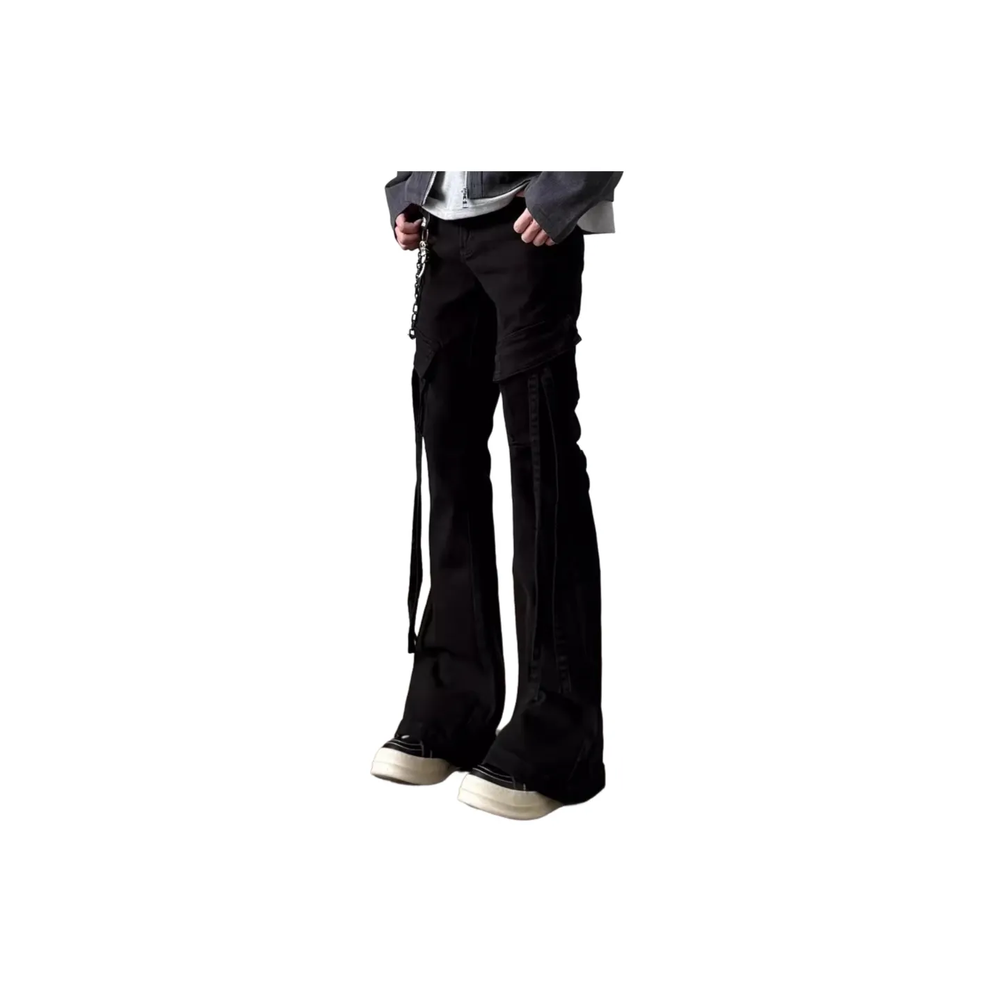 Wooden Rabbit Черные Мужские Джинсы