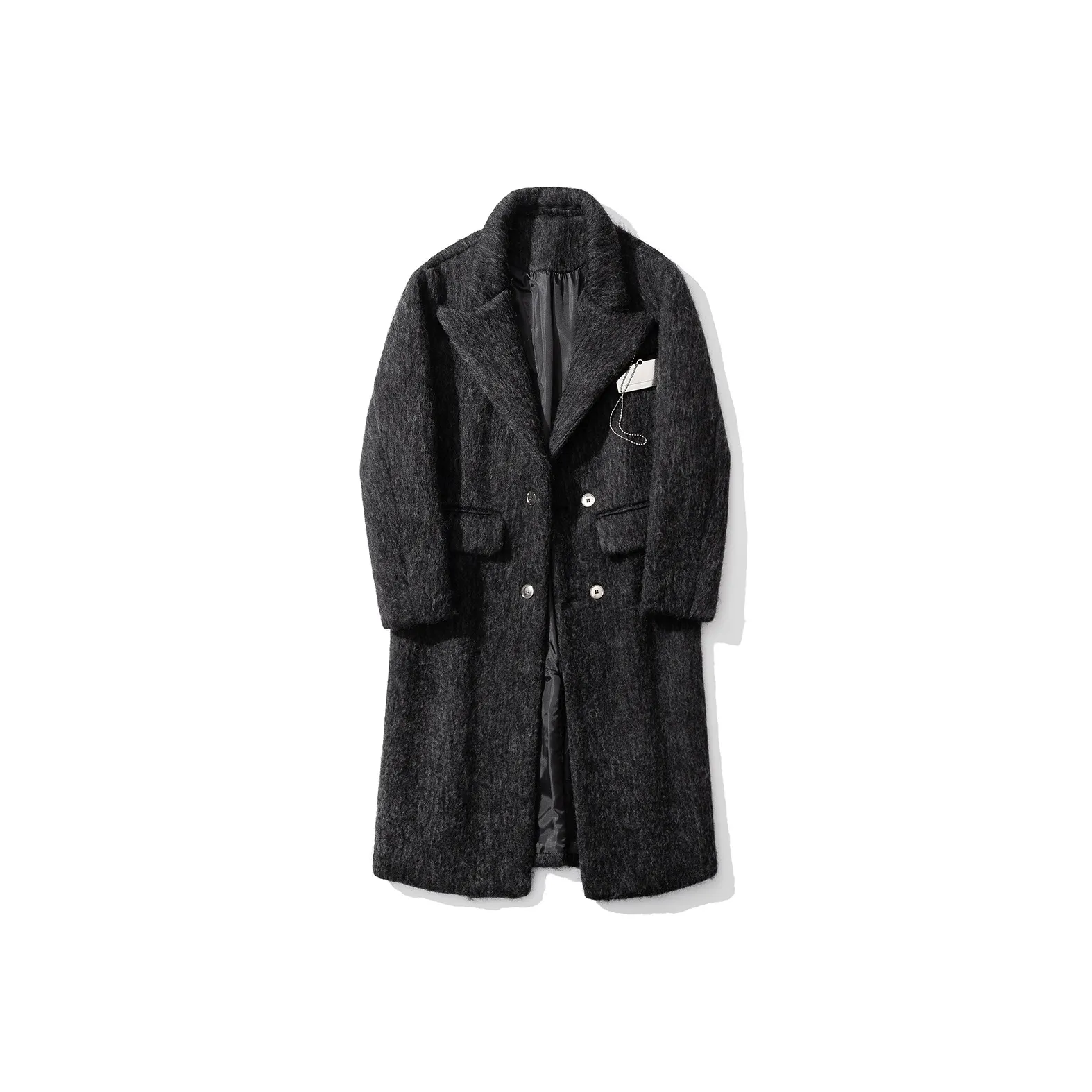 Chisportate Темно-серый Унисекс Пальто