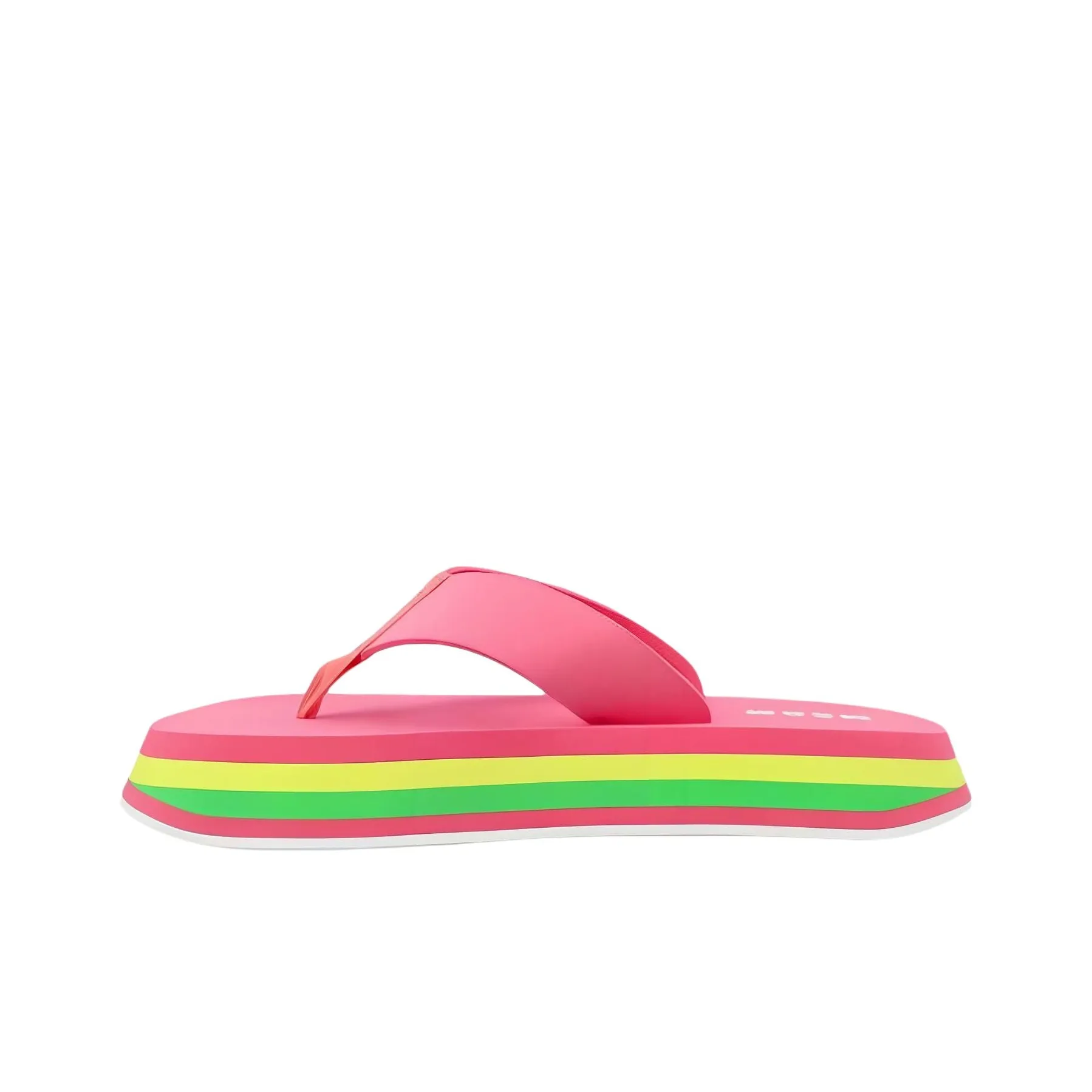 MSGM Резина Подошва Шлепанцы Женские Розовые