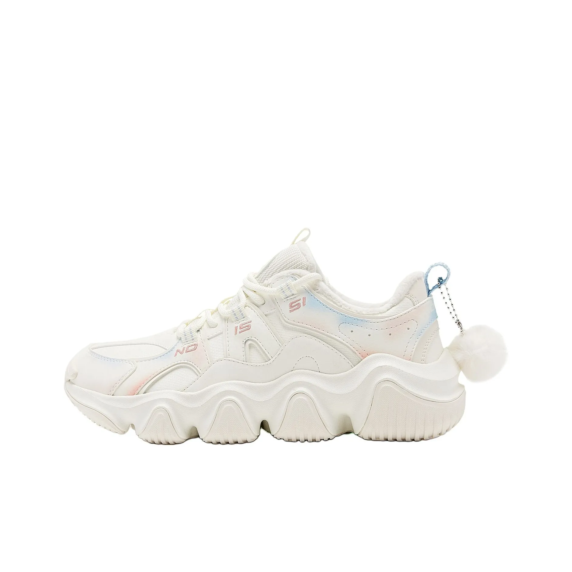 QIAODAN Claw Shoes 2,0 противоскользящие устойчивые к истиранию термические низкие топовые кроссовки с подошвой женские белые синие