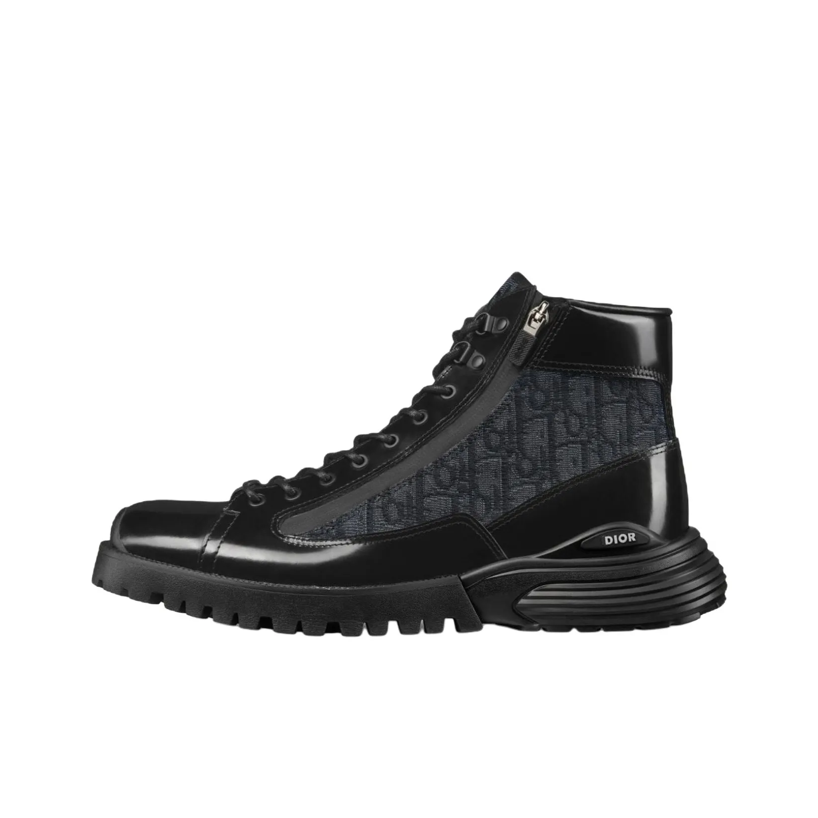 DIOR Combat Ankle Boots Men Black