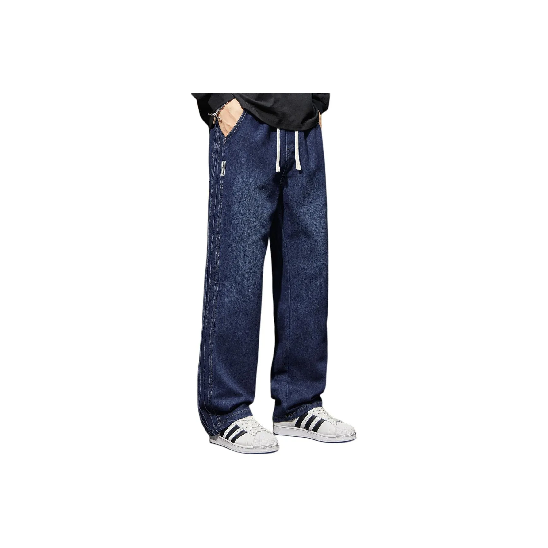 BALENO Темно-синий Мужские Джинсы