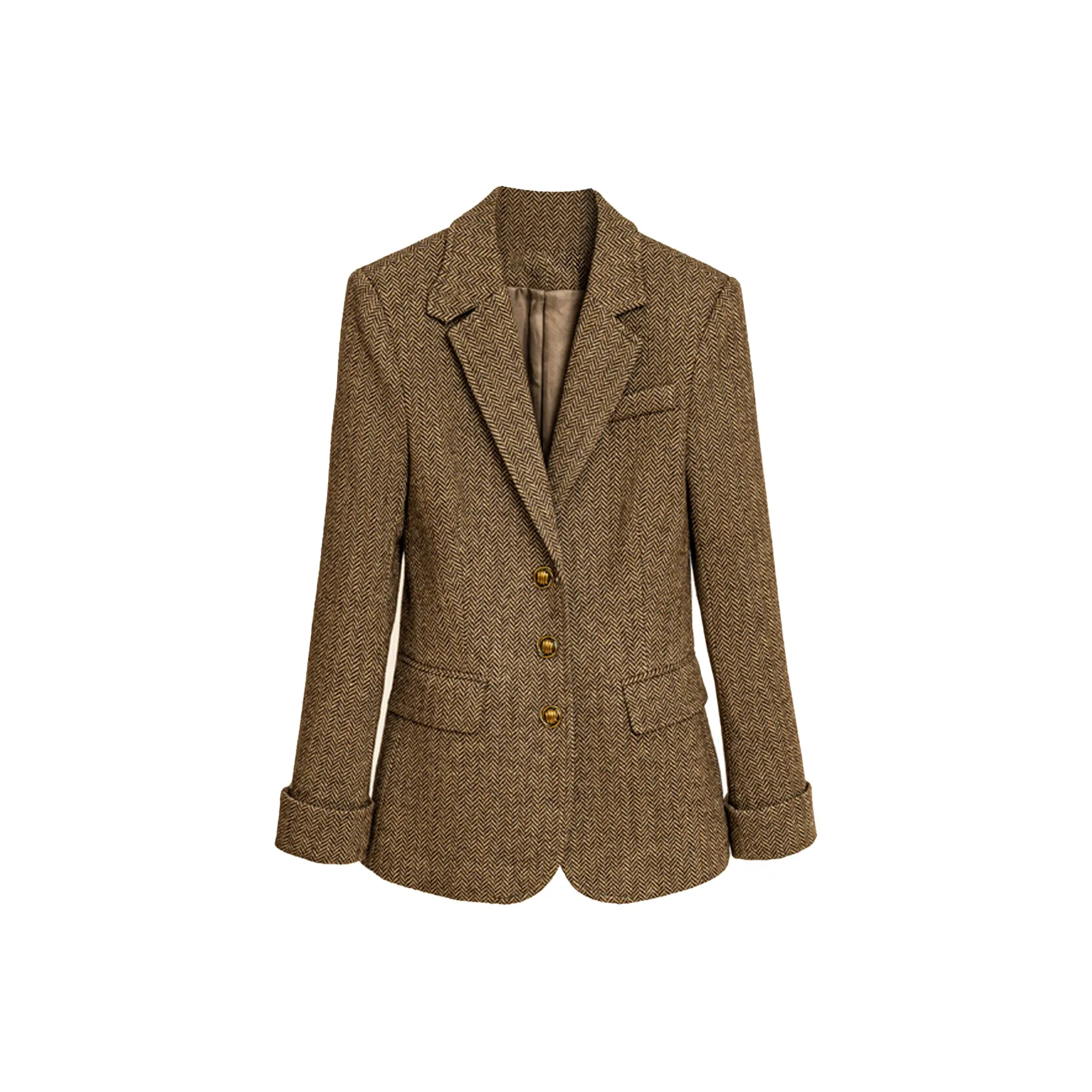 DonnaZilan Шерстяной элегантный костюм для женщин коммутирование модный премиум профессиональный деловой костюм пальто