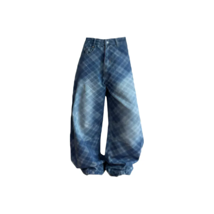 SNEIKLAU Синий Унисекс Джинсы