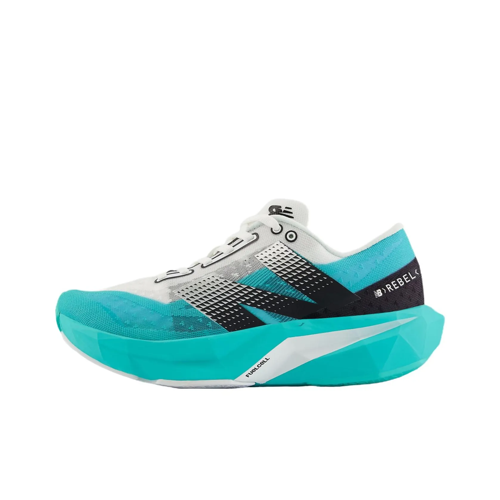 New Balance Rebel V4 Running Shoes Women's Low Top Cyan White