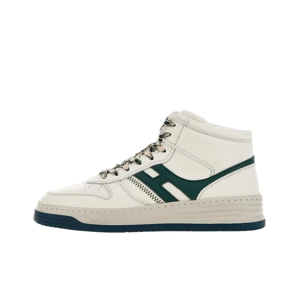 HOGAN H630 MID Топ Скейтборд Кроссовки Мужские Белый Синий