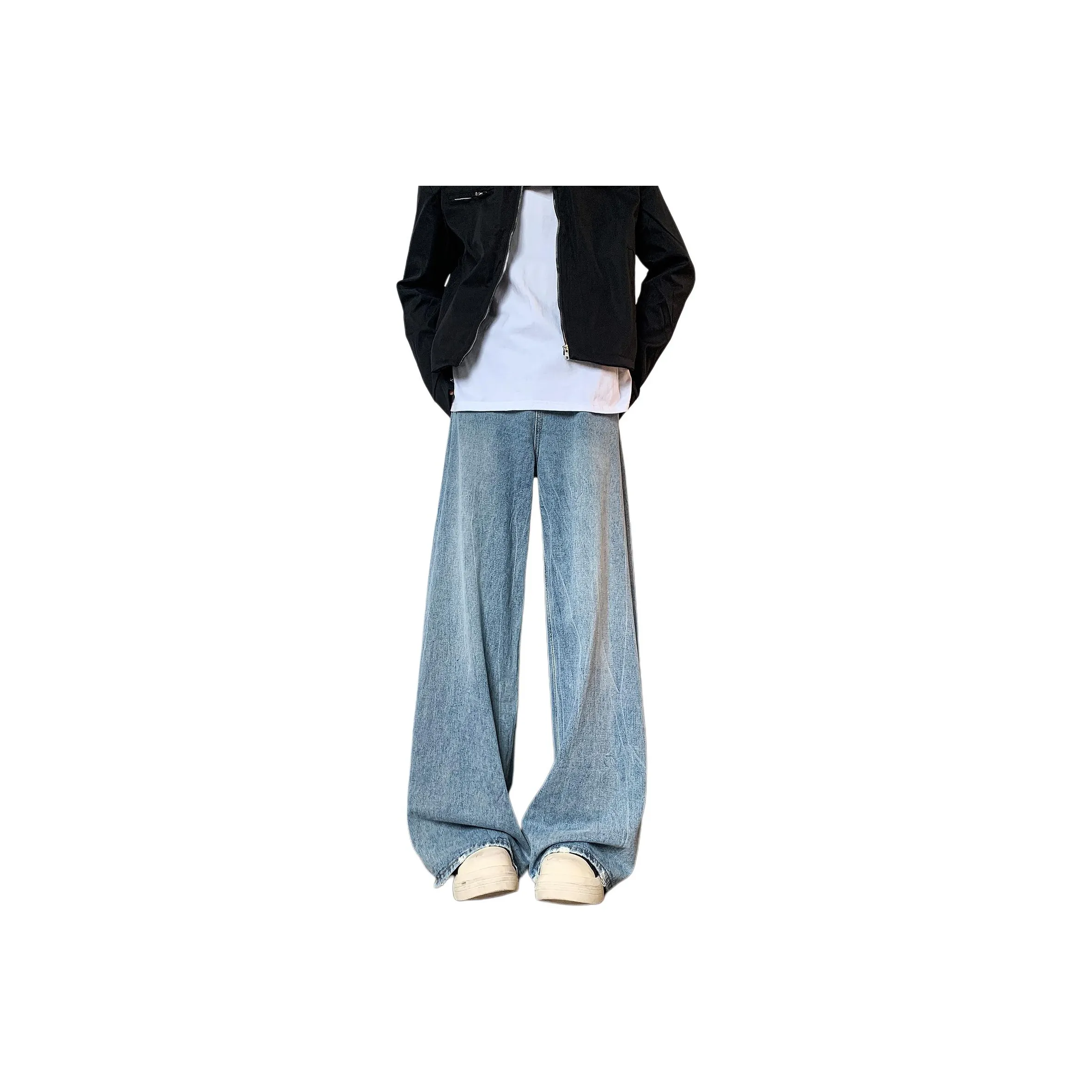 REBIRTHRABBIT Синий Мужские Джинсы