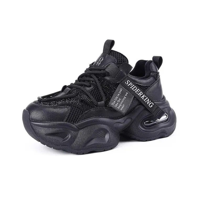 Spider King Low Топ Толстая подошва Кроссовки Женские