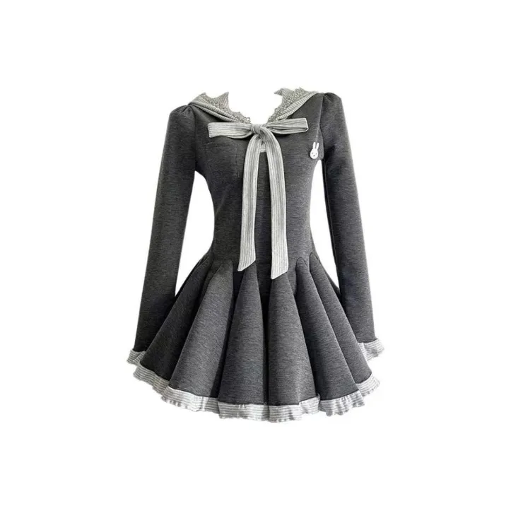 EMDPN Длинное платье с длинными рукавами женское