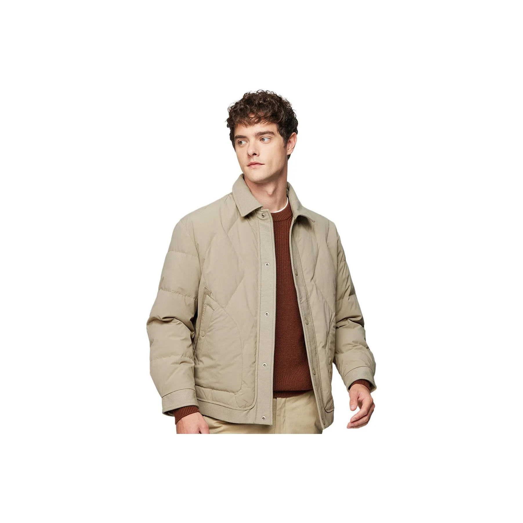 Red Bean Пальто Пуховик Мужской