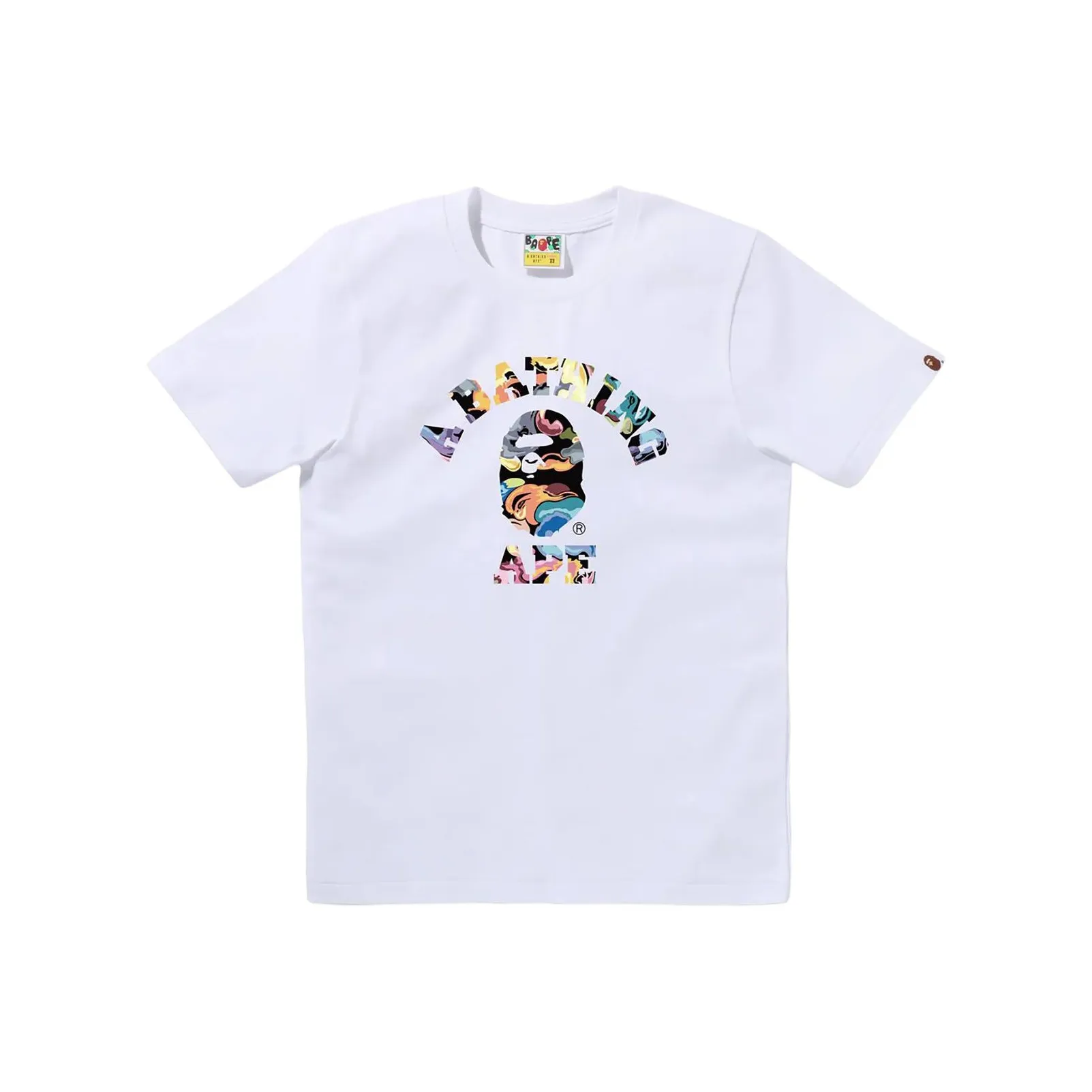 A BATHING APE Art CAMO Стандартная Рубашка Женская