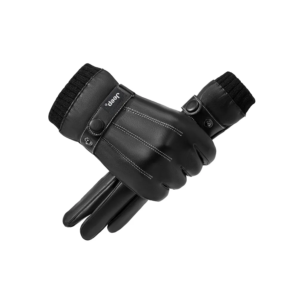 Jeep 100% полиэстер полиуретан (ПУ) кожа подкладка исключая дополнительную ткань перчатки мужской