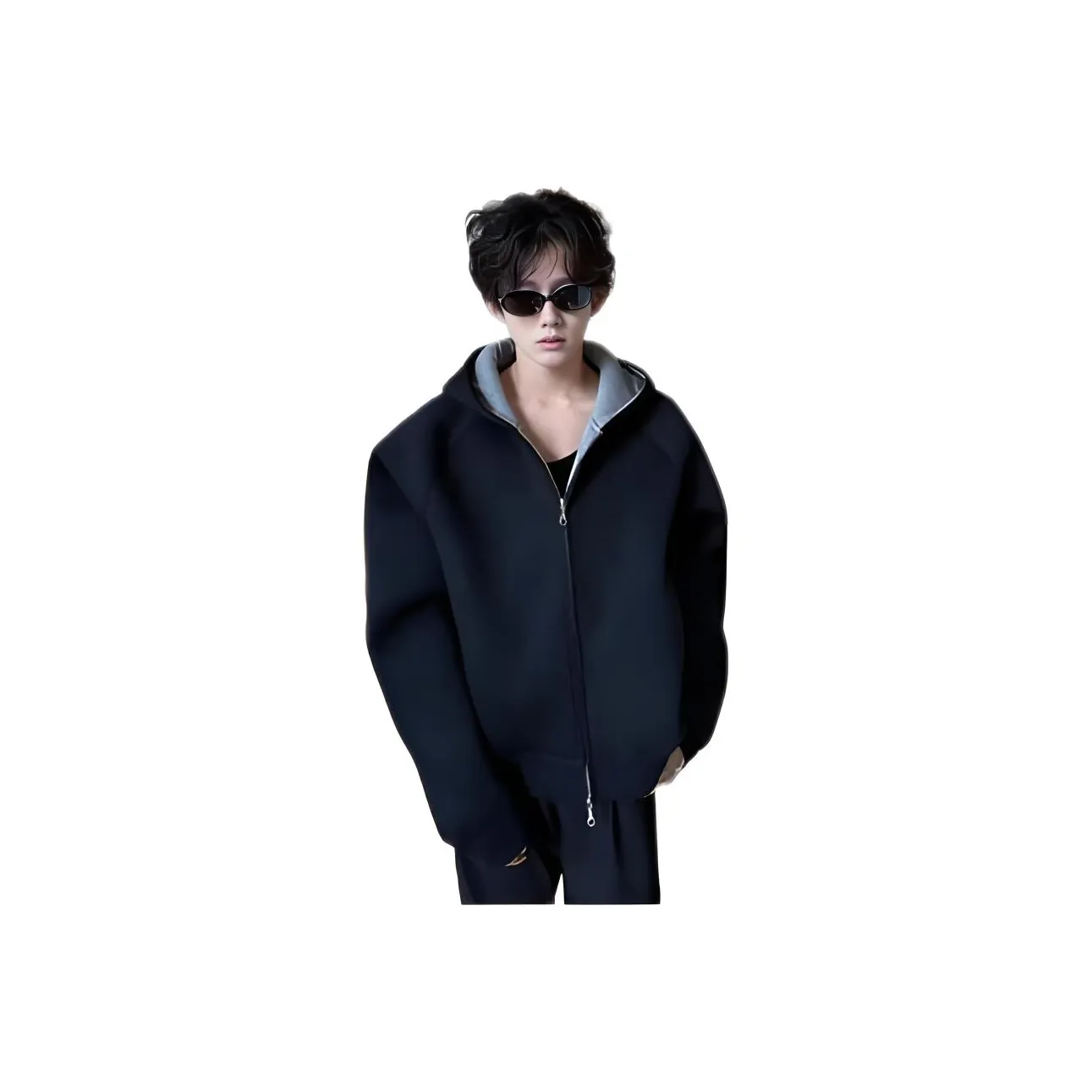 TONYBEAR Толстовка с молниями мужской топ