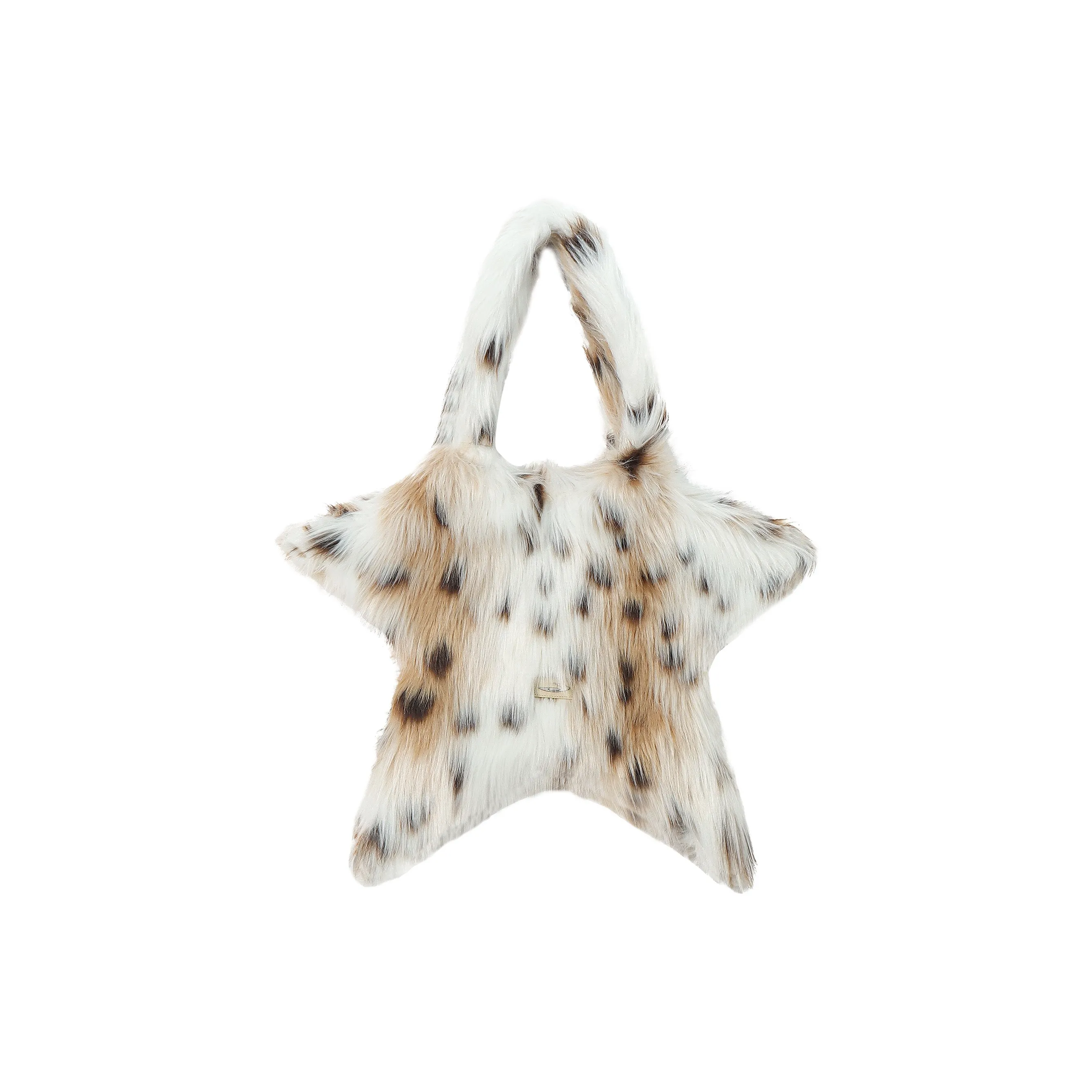 NewJnxs Artificial Fur Plush Bag Standard Unisex Multicolor