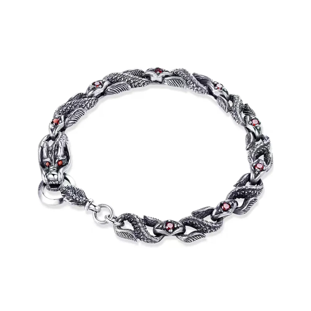 Angel Wishes 925 Thai Серебряный Браслеты Мужские