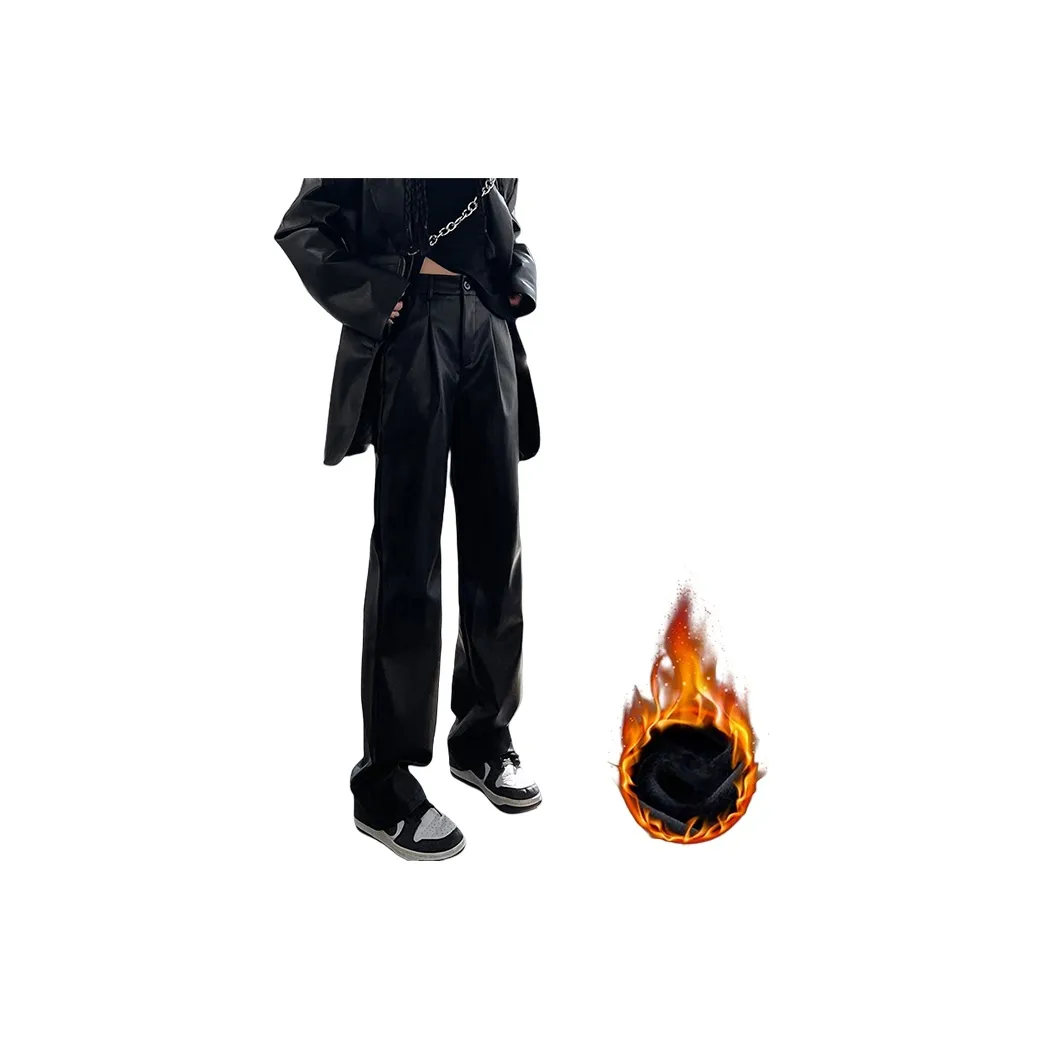 TOURNIQUET Кожаные брюки женские