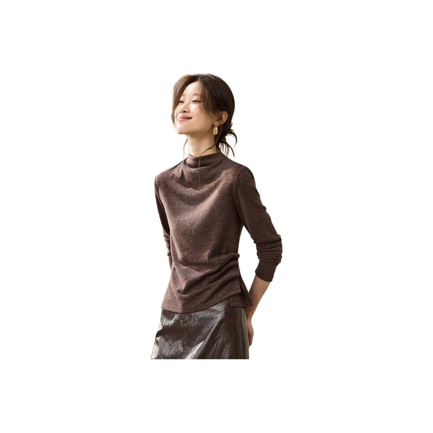 MOHANYIMEI Кофе Женские Трикотаж