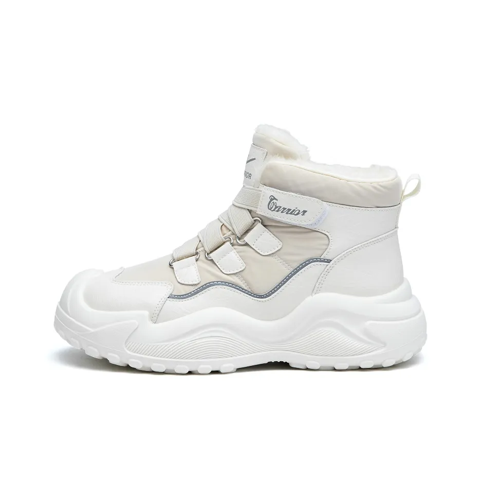 Warrior Термический Водонепроницаемый Устойчивый к Износу Увеличивающий Высоту Покрытие Короткие Снежные Ботинки Женские