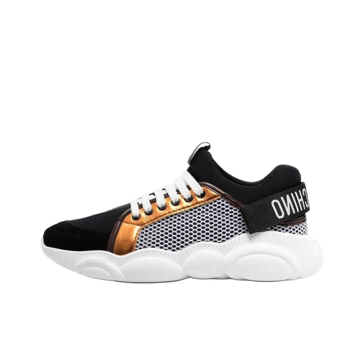 MOSCHINO Низкий топ повседневный мужской черный