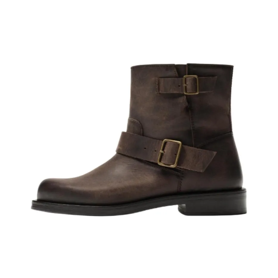 ZARA Ограниченная серия ботинок на щиколотку Мужской Коричневый