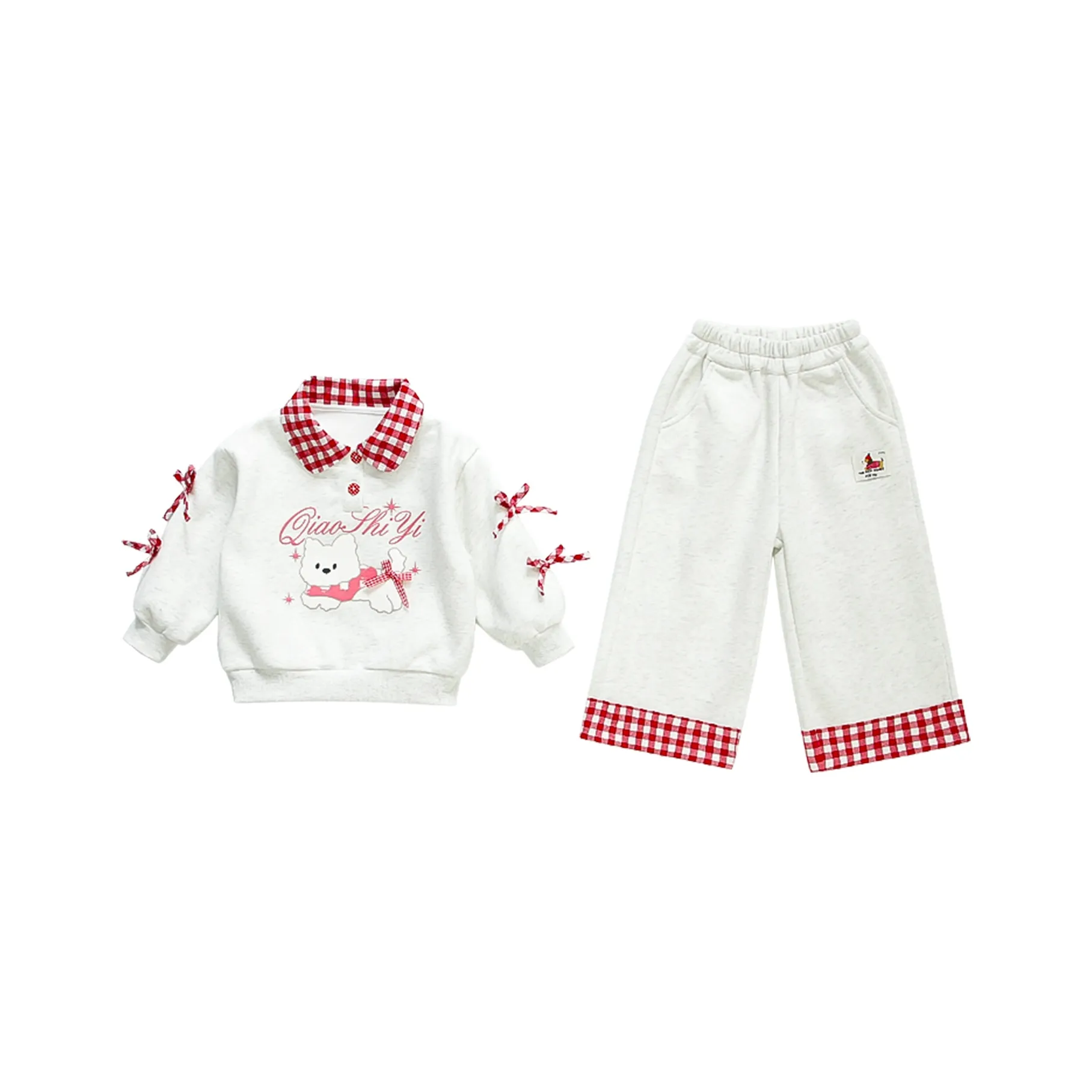 SUPEREDGE Щенок Клетчатый Наборы одежды для малышей