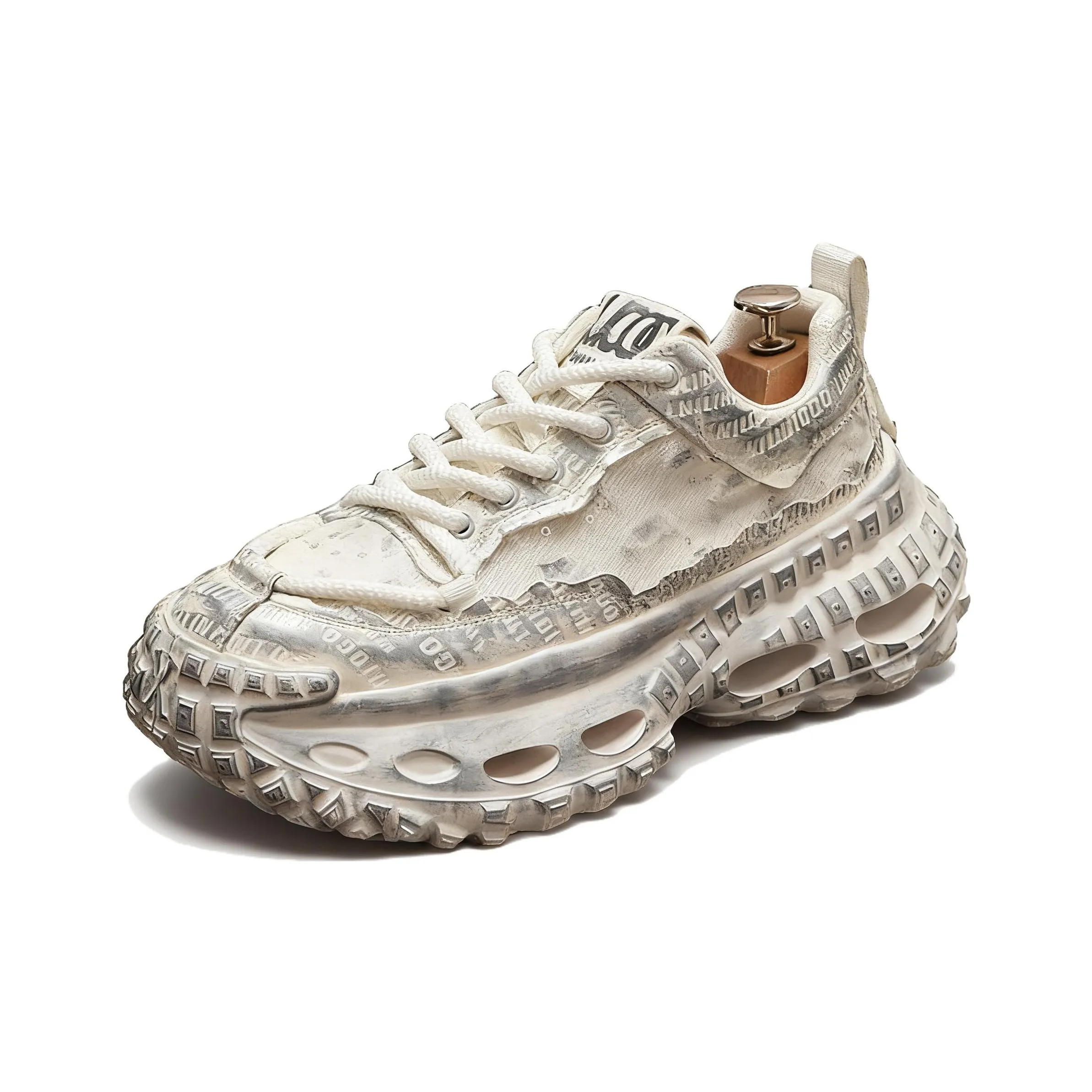 SENJIALUO Амортизация устойчивость к истиранию легкий увеличивающий высоту матовый низ топ кроссовки с толстой подошвой мужской