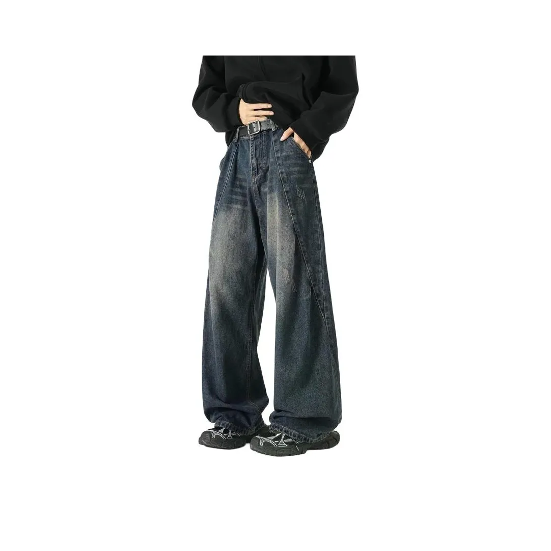 REBIRTHRABBIT Синий Мужские Джинсы