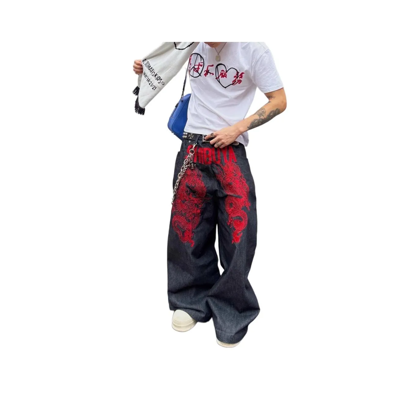 GEOGRE ALEX Мужские Черные Джинсы