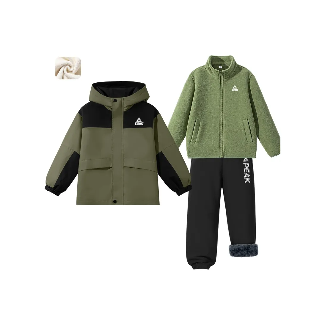 PEAK Армейский зеленый PK Logo White Силикон K Армейский зеленый PK Logo White Силикон K Черный PK Белый Cut Line Винил Cutting Films K Kids Повседневная спортивная одежда