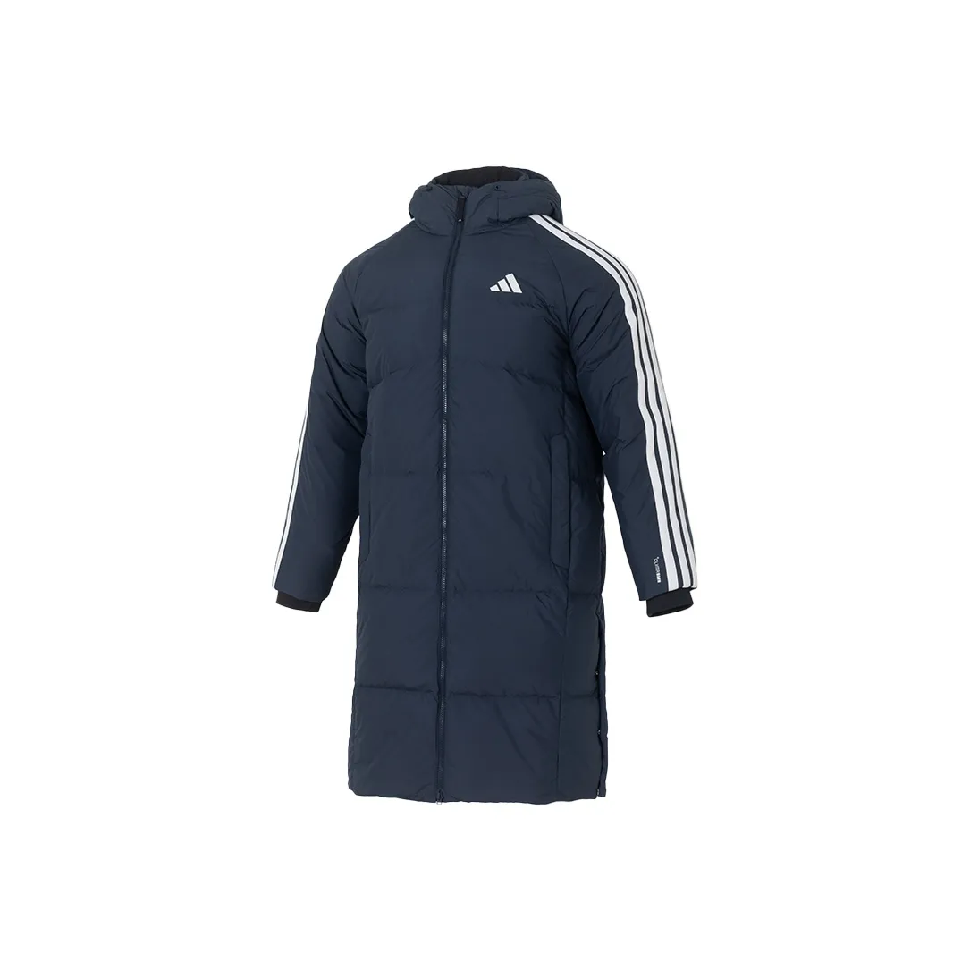 Adidas 3S L DOWN JKT Пуховые куртки зимние пальто Мужской Синий