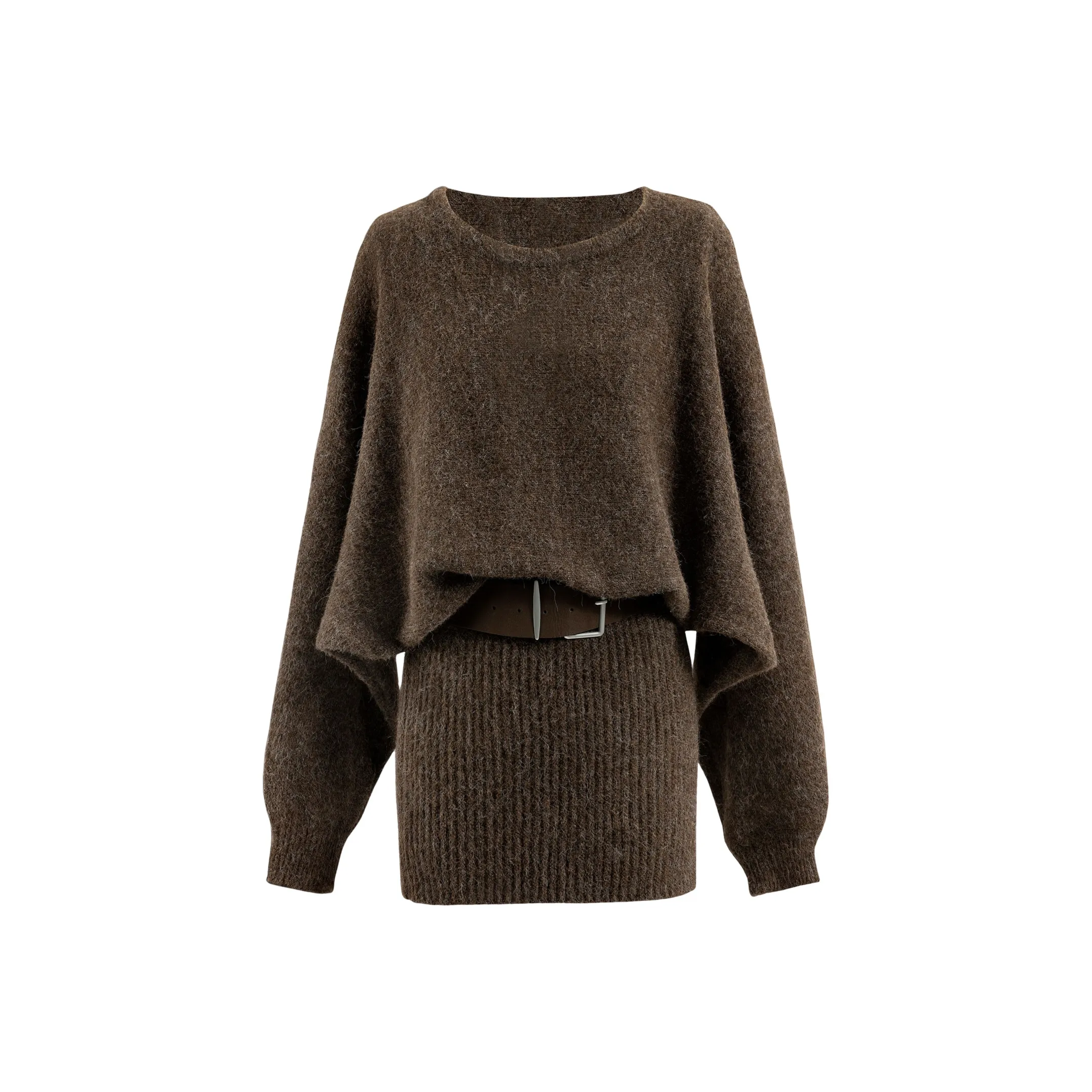 Cypress House Длинное платье с длинными рукавами женское