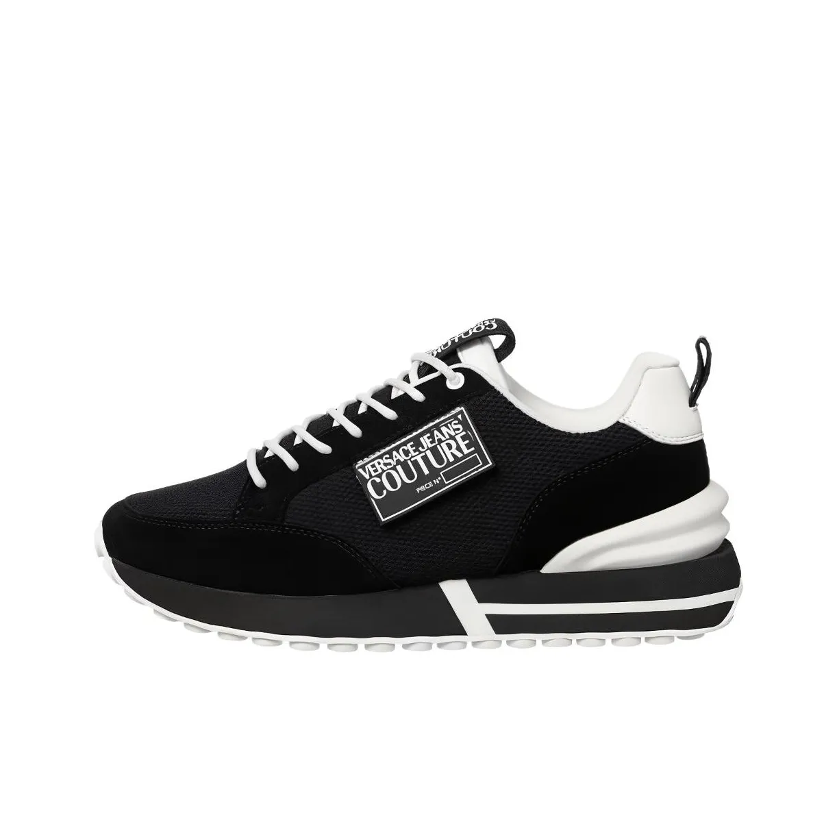 VERSACE JEANS Низкий топ Повседневная обувь Мужская Черный