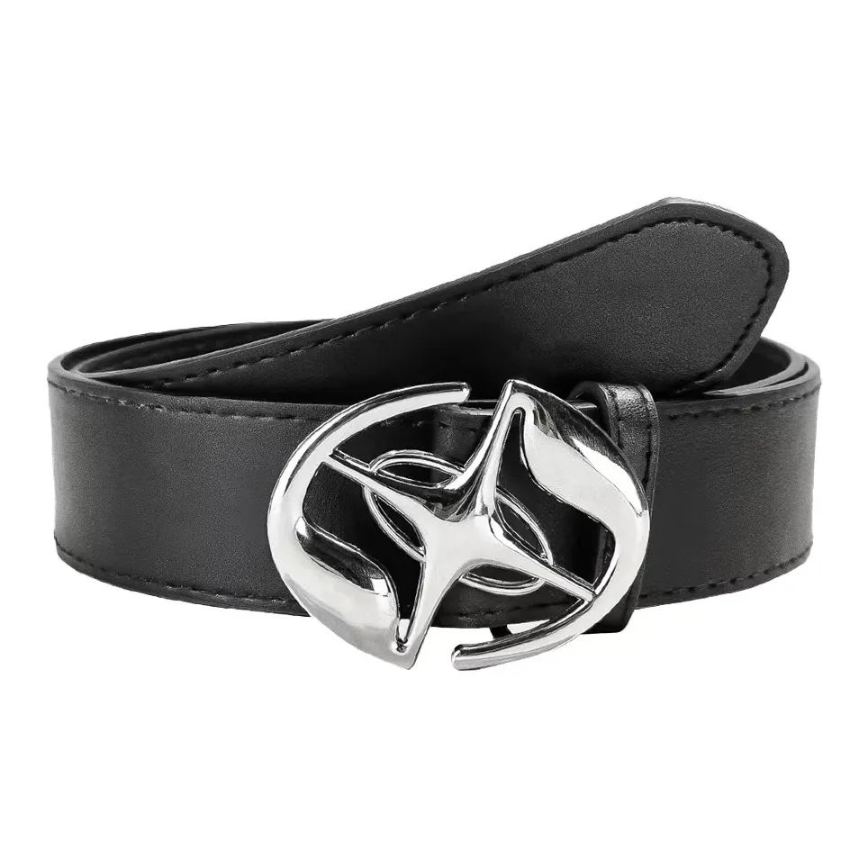 Miniso Ремни из ПУ (полиуретана) Унисекс 3,7 см