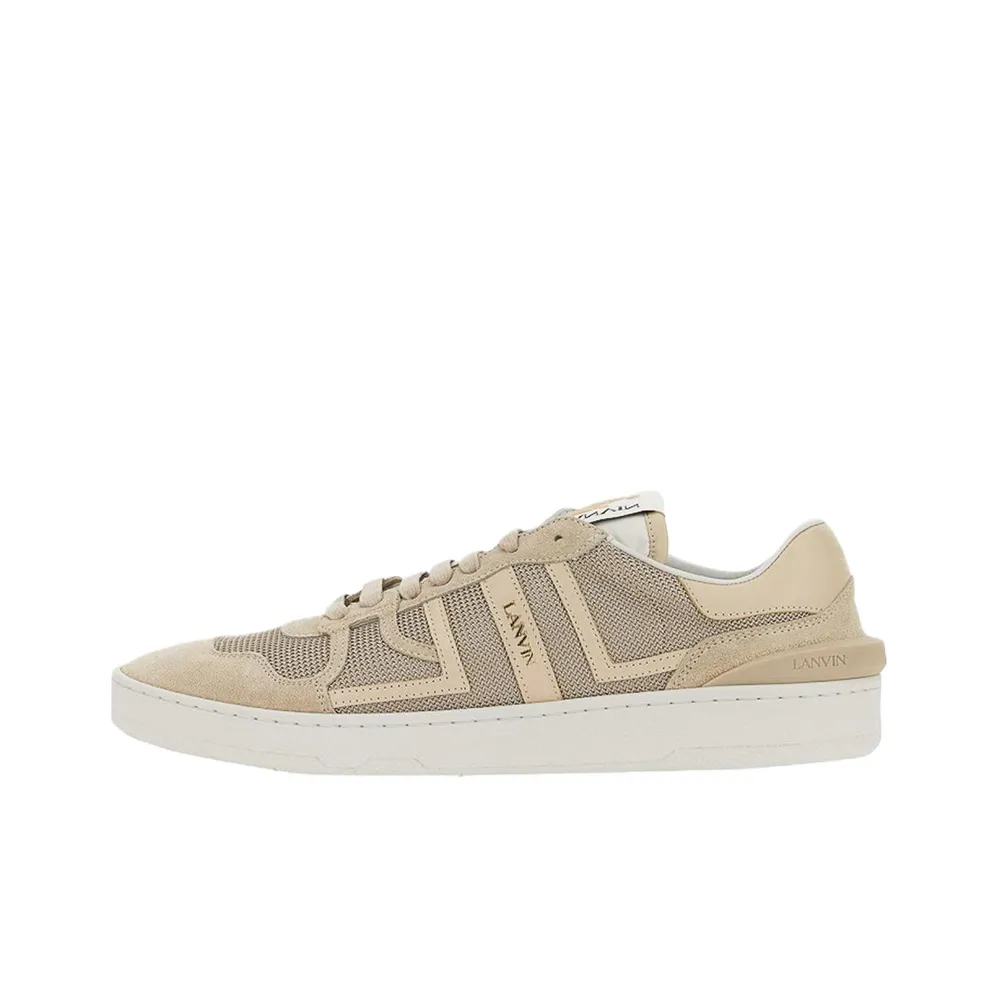 Lanvin Skateboard Shoes Women's Low Top Light Brown