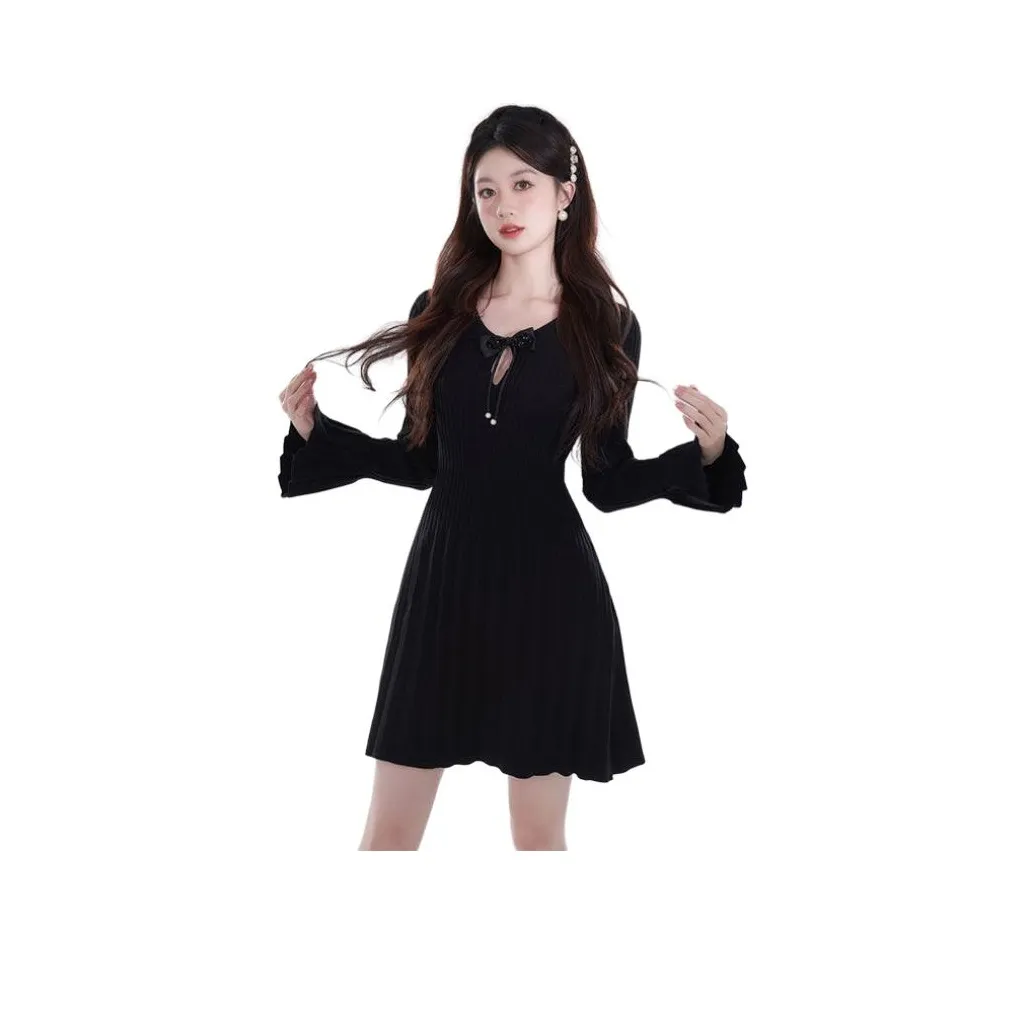 VINMUK Длинное платье с длинными рукавами женское