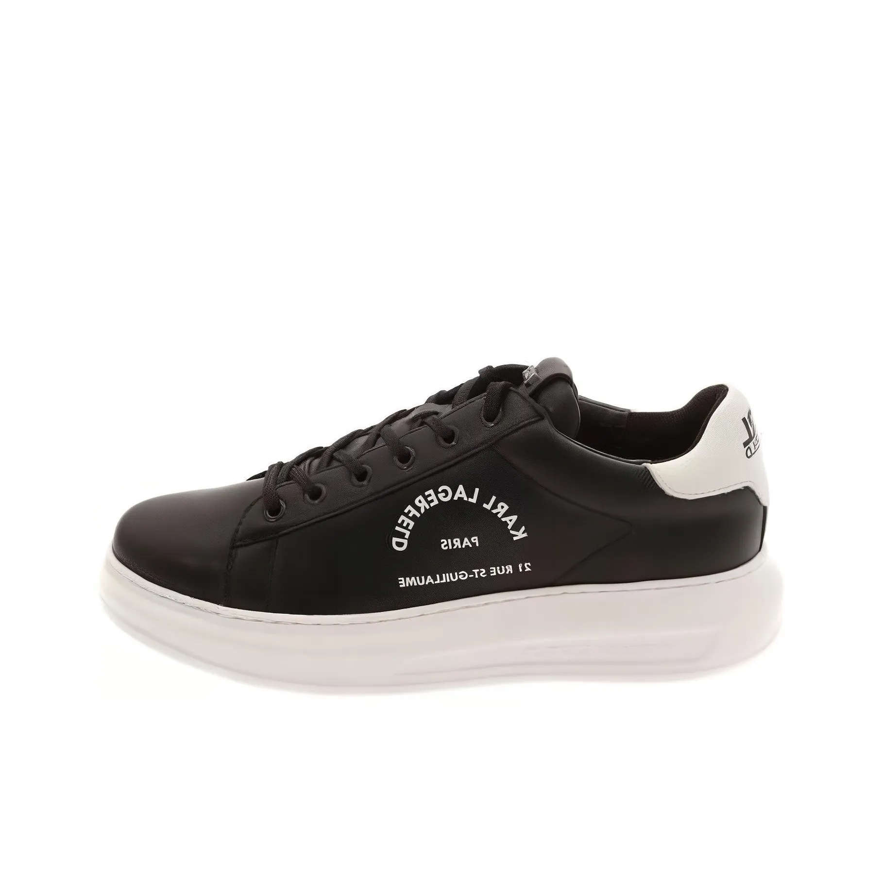 KARL LAGERFELD / Karl Lagerfeld Jeans Skateboard Shoes Men Low Top Black