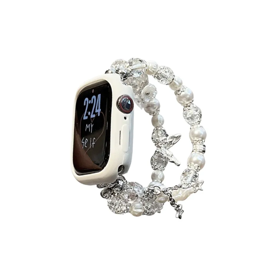 CHUANGYIDA Ремень Apple Совместимость TPU Бусина Материал