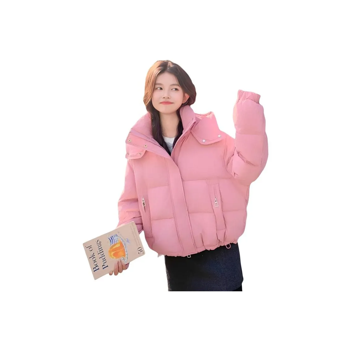 PZHK Розовый Женский пуховик