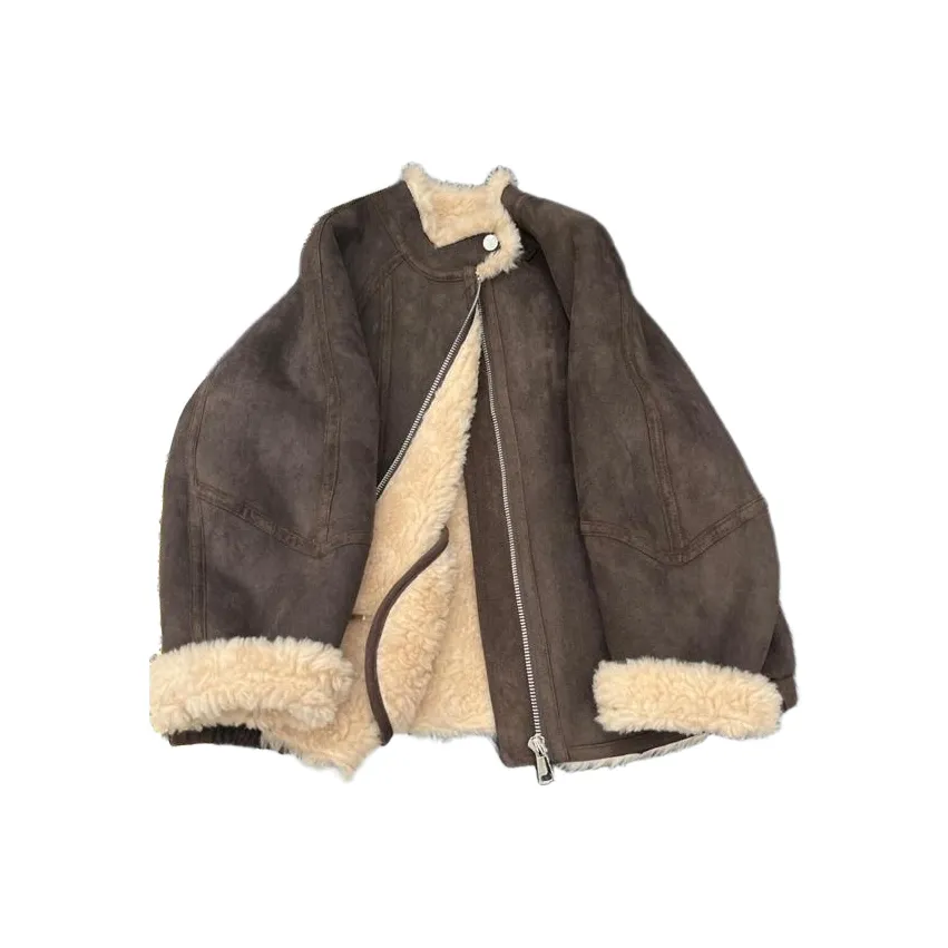 FUSHENG Шоколад Женские пуховики