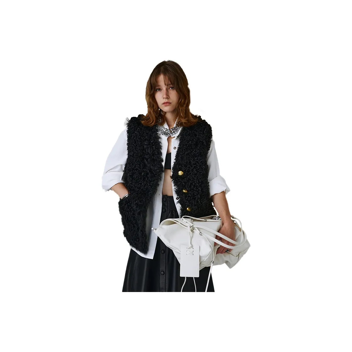 Kele Coco Черный Женские Меховые изделия